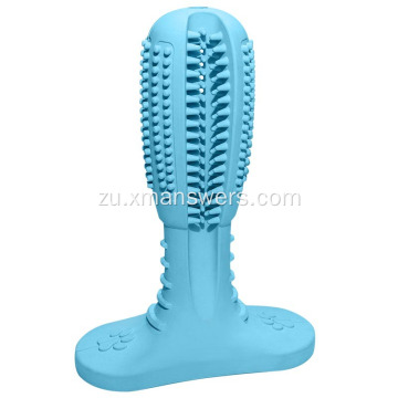I-Dog Toothbrush Hlafuna Induku Yokuhlanza Ithoyizi Le-Silicone PetBrushing